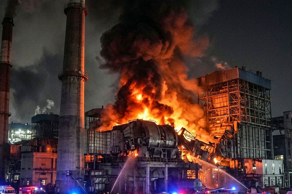 Hindistan’da Elektrik Santralinde Patlama: 9 İşçi Hayatını Kaybetti