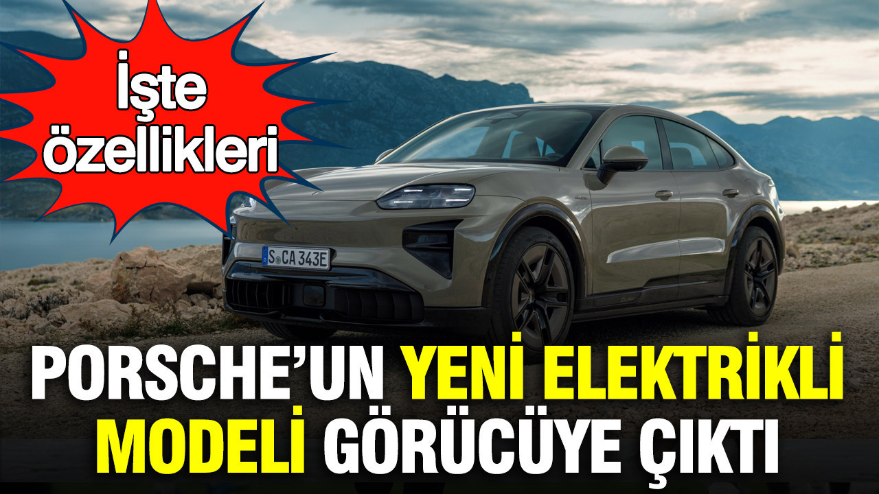 Porsche Cayenne Coupe Electric: Yeni Elektrikli SUV Modeli Tanıtıldı